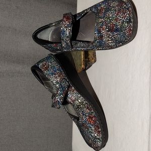 Alegria Multi Color Mary Janes BEL 391 Size 39 US Size 9
